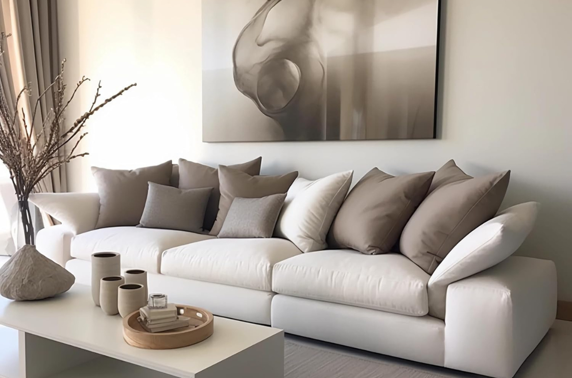 Coussin canapé Flowen
