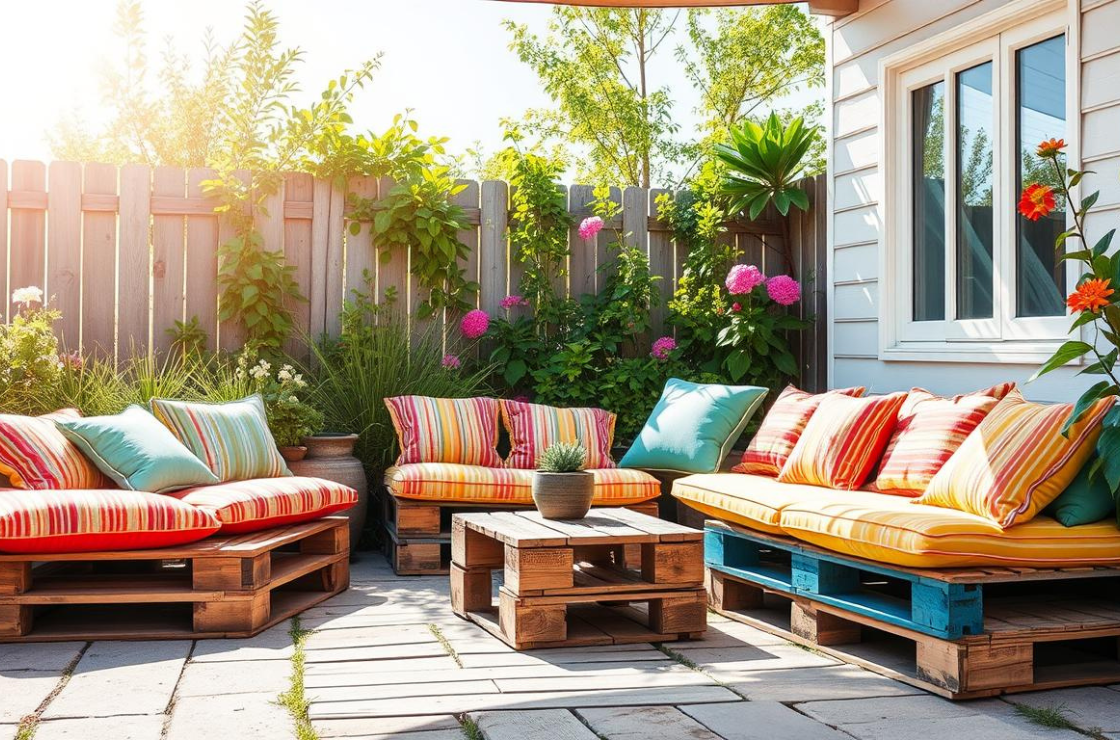 coussin palette