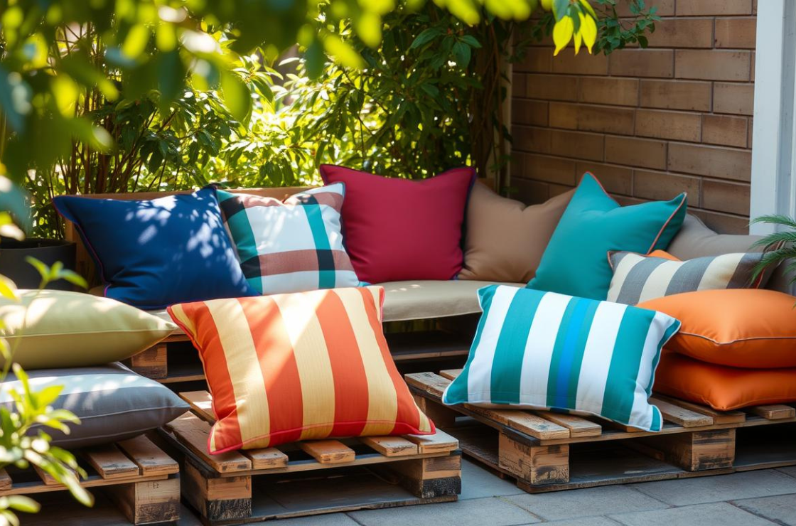 coussin palette